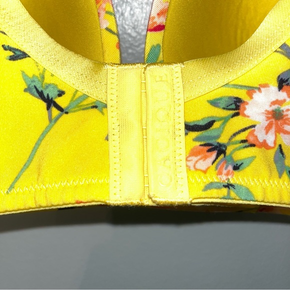 Cacique Simply Wire Free Plunge Bra Floral - Picture 7 of 13